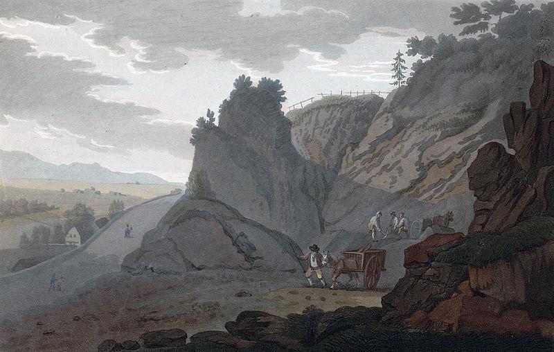 John William Edy Alum Mine at Egeberg oil painting image